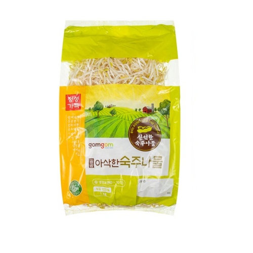곰곰 아삭한 숙주나물 1kg [2개] - 에누리 가격비교