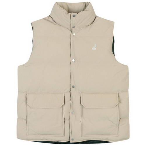 캉골 오버사이즈 포켓 다운 베스트 6135