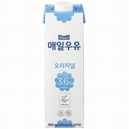 매일유업 매일우유 오리지널 3.6% 900ml