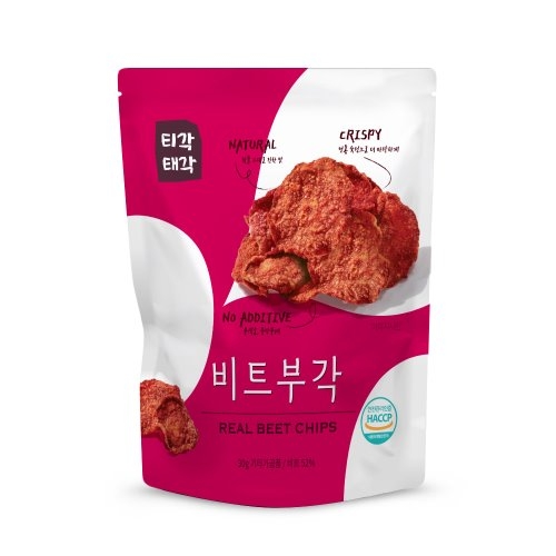티각태각  비트 부각 60g 6개