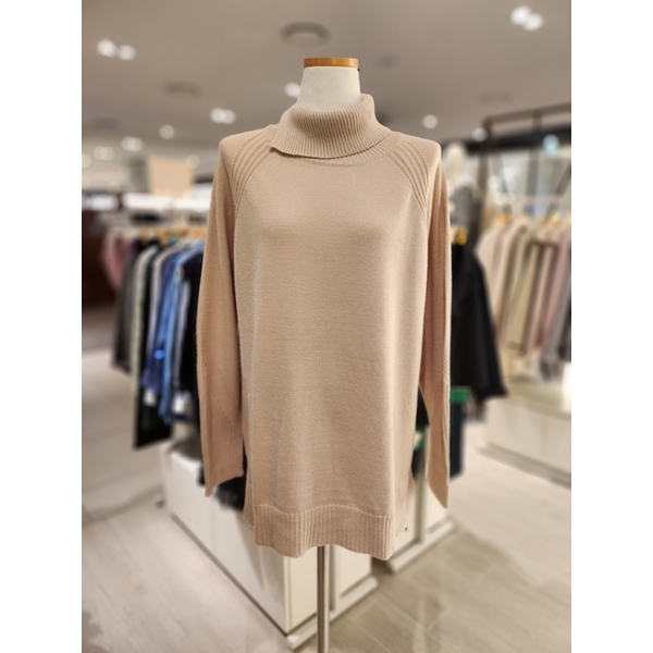 스위트숲 숲 사선 넥트임 폴라 니트 SZBLK35