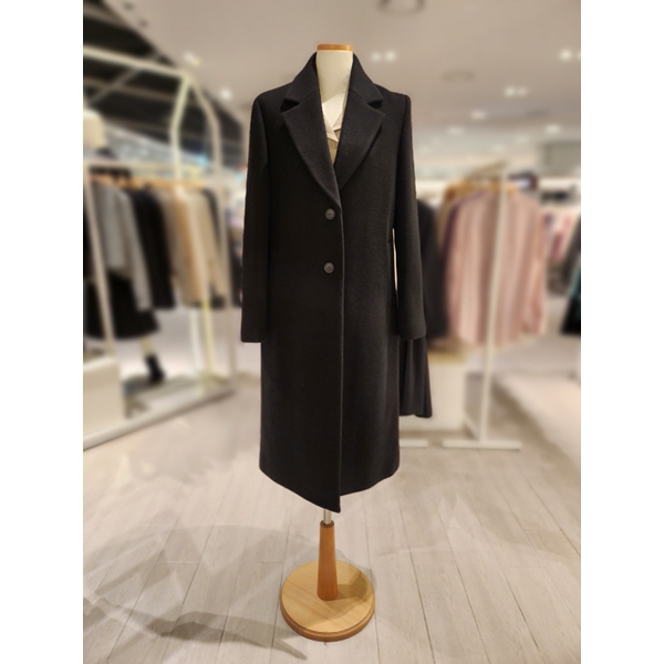 숲(SOUP) 여성 테일러드카라 단직봉제 롱코트 SZBHCM0