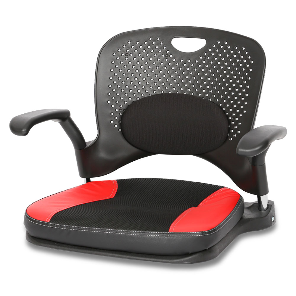 체어포커스  GN104 허리쿠션 팔걸이형 지니 콤비 좌식의자