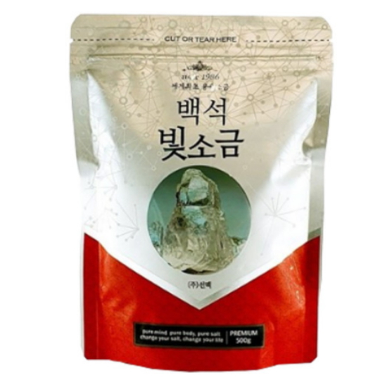  백석빛소금 반찬및조리용 500g [2개]