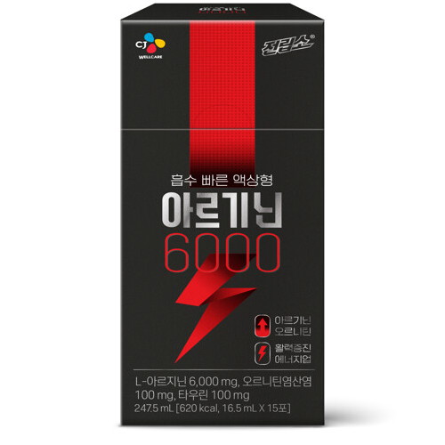 CJ웰케어 전립소 아르기닌 6000 15포