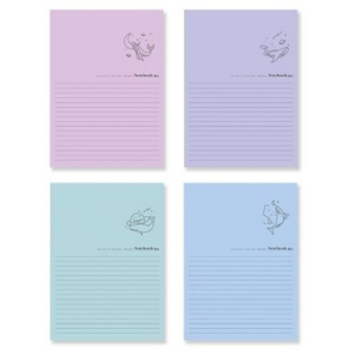 아이비스코리아  1000 모던라인 고래 제본 노트