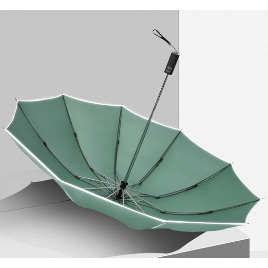 미니플 튼튼한 거꾸로 암막 3단 자동 대형 접이식 우산