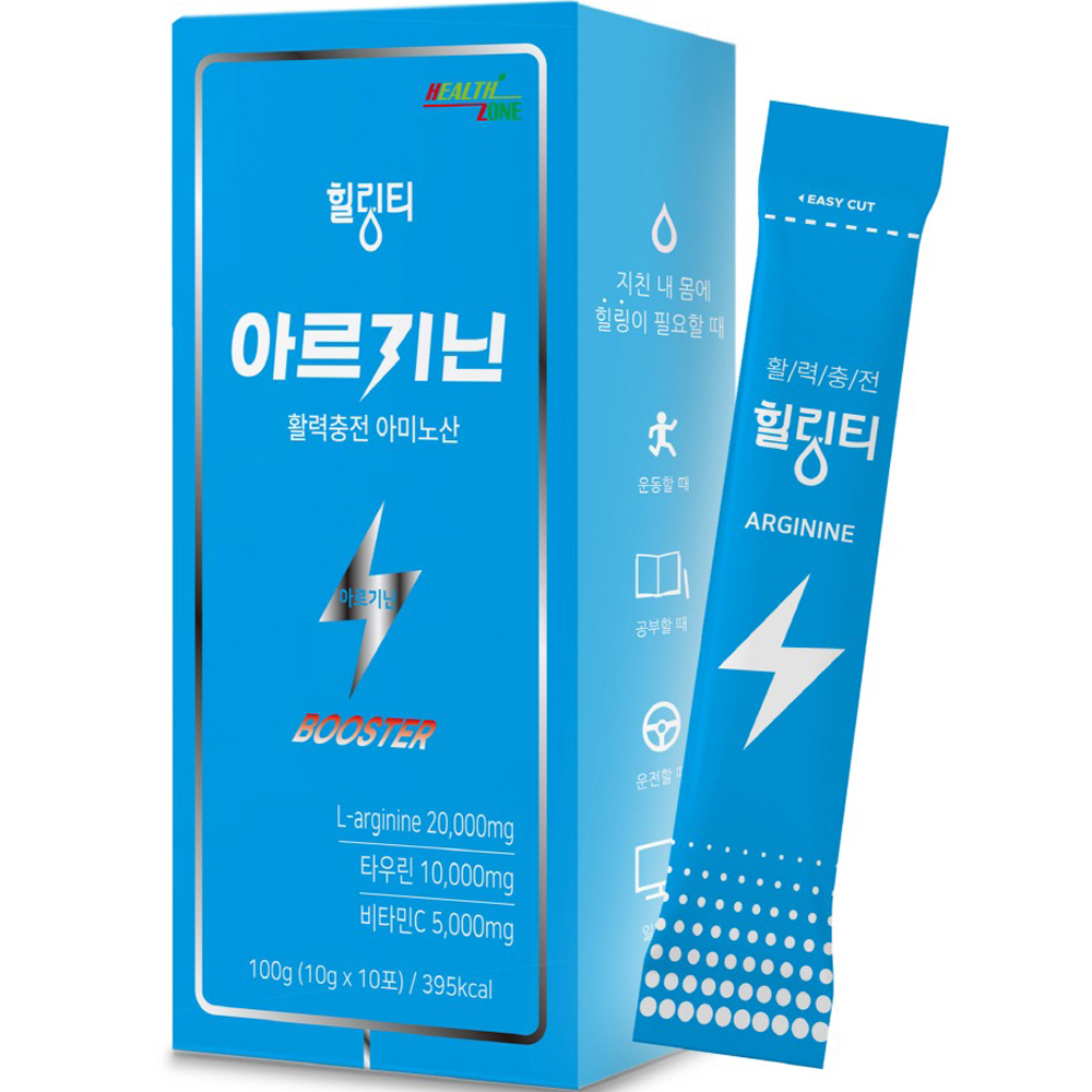 에스엠바이오 힐링티 아르기닌 10포