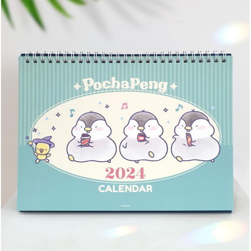 바래인터랙티브  2024 포챠펭 탁상 캘린더 L