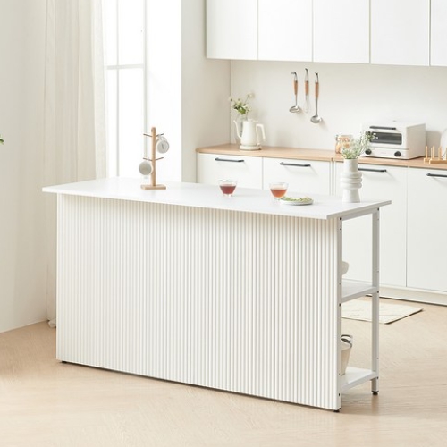 나무뜰 엘리 템바보드 수납 홈바 아일랜드 식탁 1600