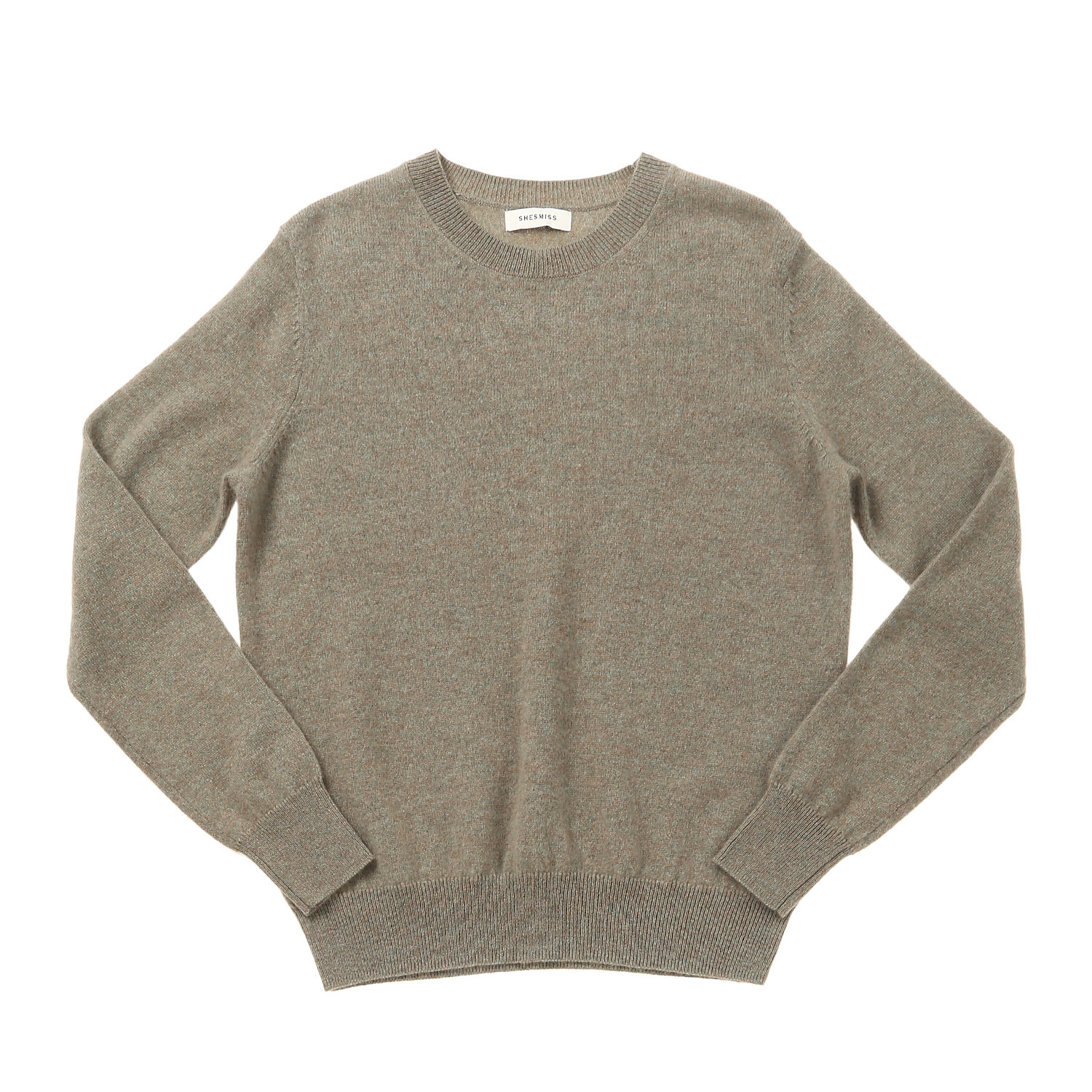 쉬즈미스 캐시미어 라운드 니트 SSKPON41090