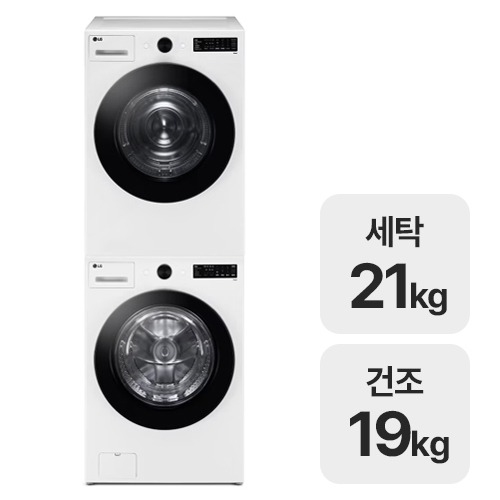 LG전자 트롬 오브제컬렉션 FG21WN + RG19WN