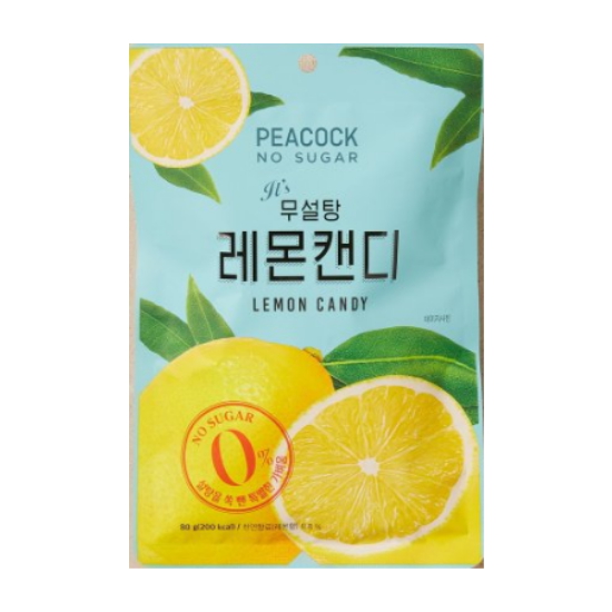 이마트 피코크 무설탕 레몬캔디 80g