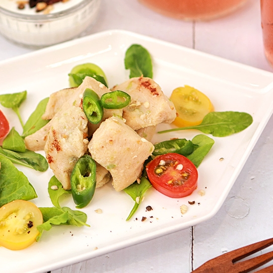 허닭  스팀 닭가슴살 고추맛 100g