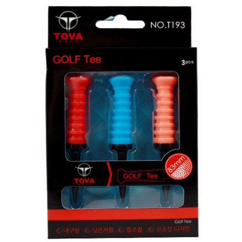 토바  비거리업 실리콘 기능성 티꽂이 T193 골프티 롱티 83mm