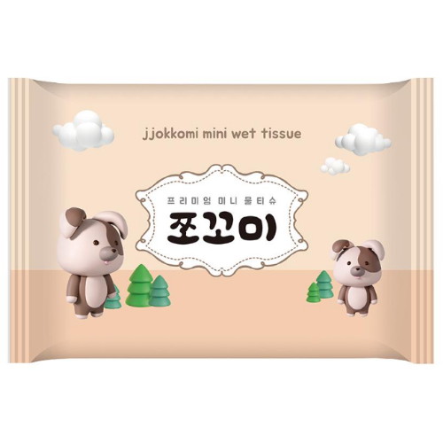 쪼꼬미 미니 물티슈 리필형 8매