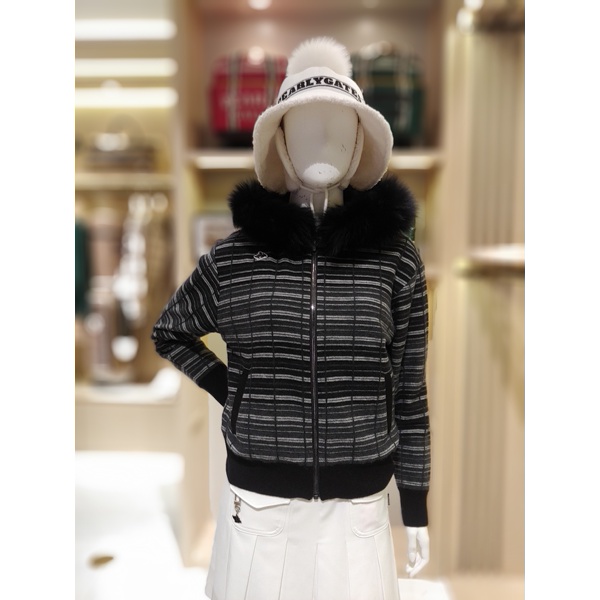 크리스패션 파리게이츠 루즈핏 후드 집업 방풍 가디건 521C4SD159_BK