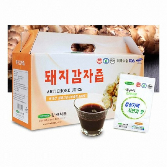 강원식품 돼지감자즙 100ml 30포