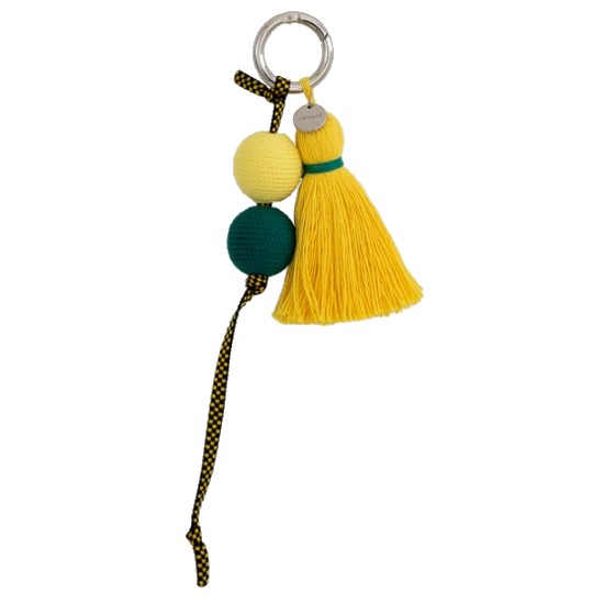  벵디 Tassel Ball Key Ring[옐로우]