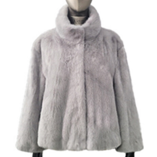 진도 여성 엘페 휘메일 풀스킨 볼륨 카라 밍크 재킷 E7W3EJ09