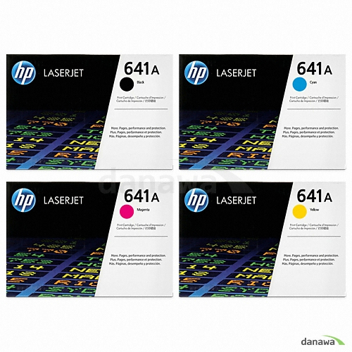 HP 정품 641A (C9720A, C9721A, C9722A, C9723A) 4색 세트