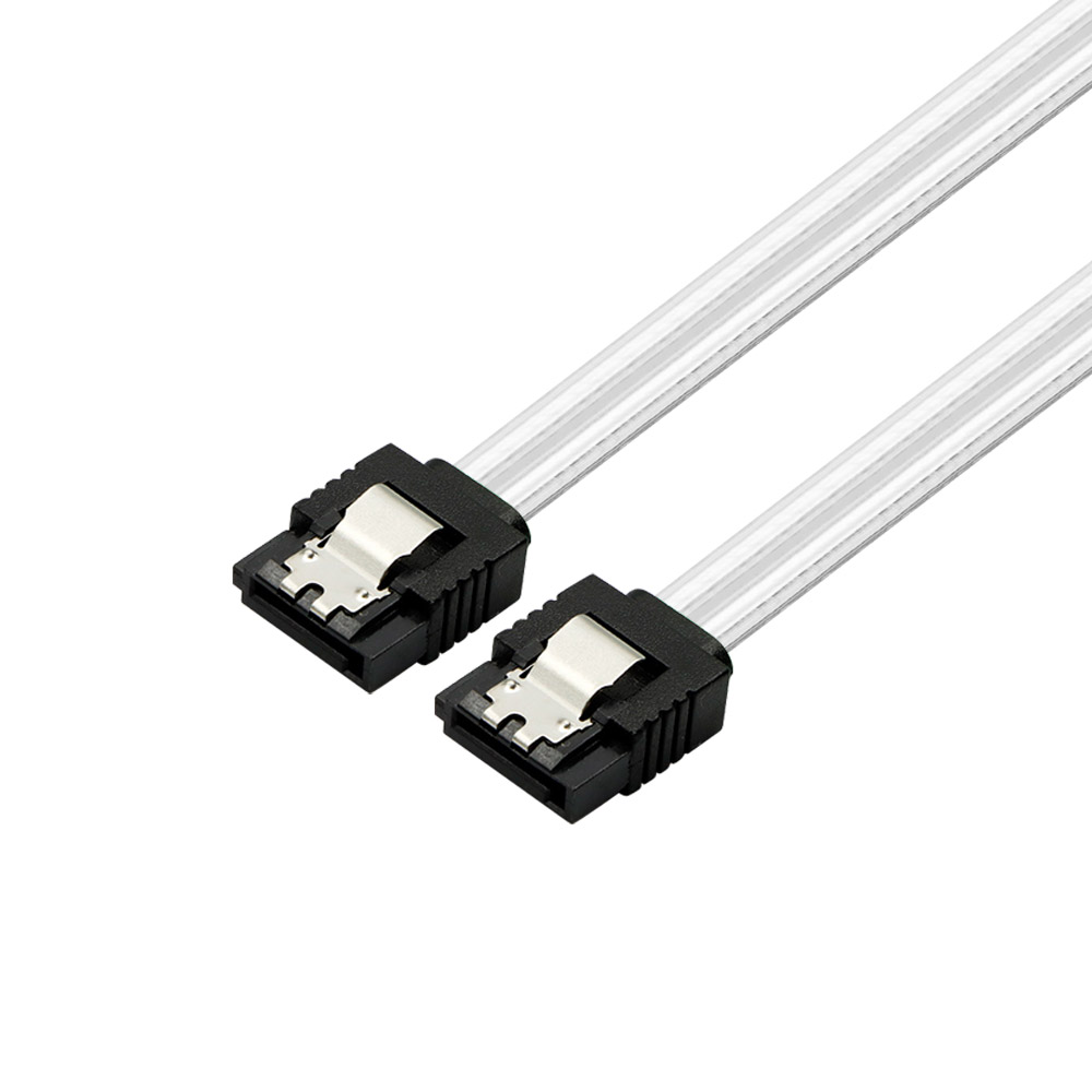 마하링크  SATA3 케이블 투명 화이트