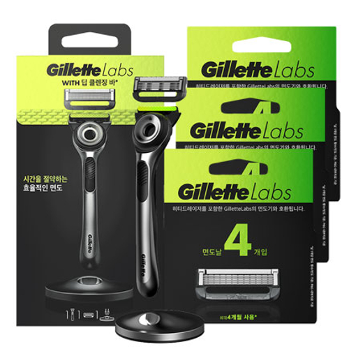 질레트  랩스 딥클렌징바 + 면도날