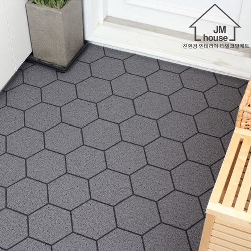 JM 북유럽 패턴 코일 현관매트