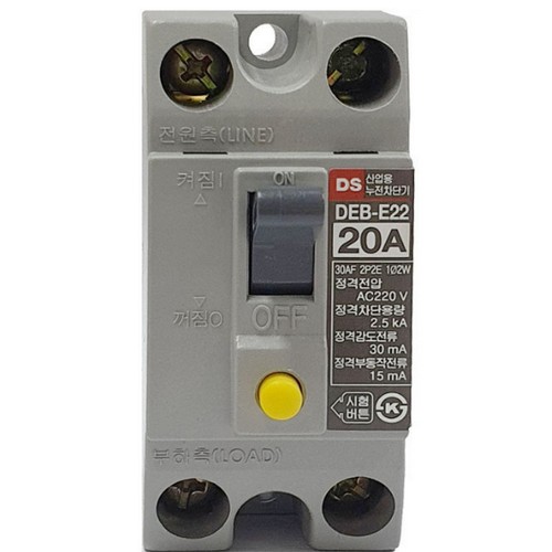 DS  누전차단기 DEB-E22 20A