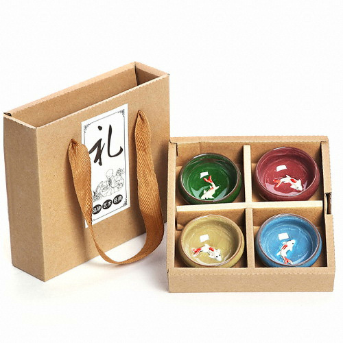 물고기 한마리 찻잔 4P세트