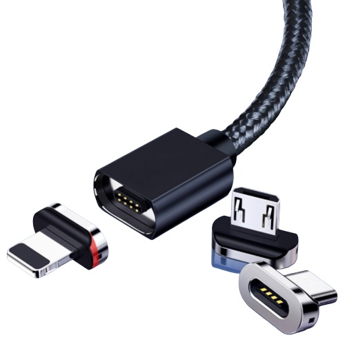 라온디지털  라이트닝 8핀 마그네틱 케이블