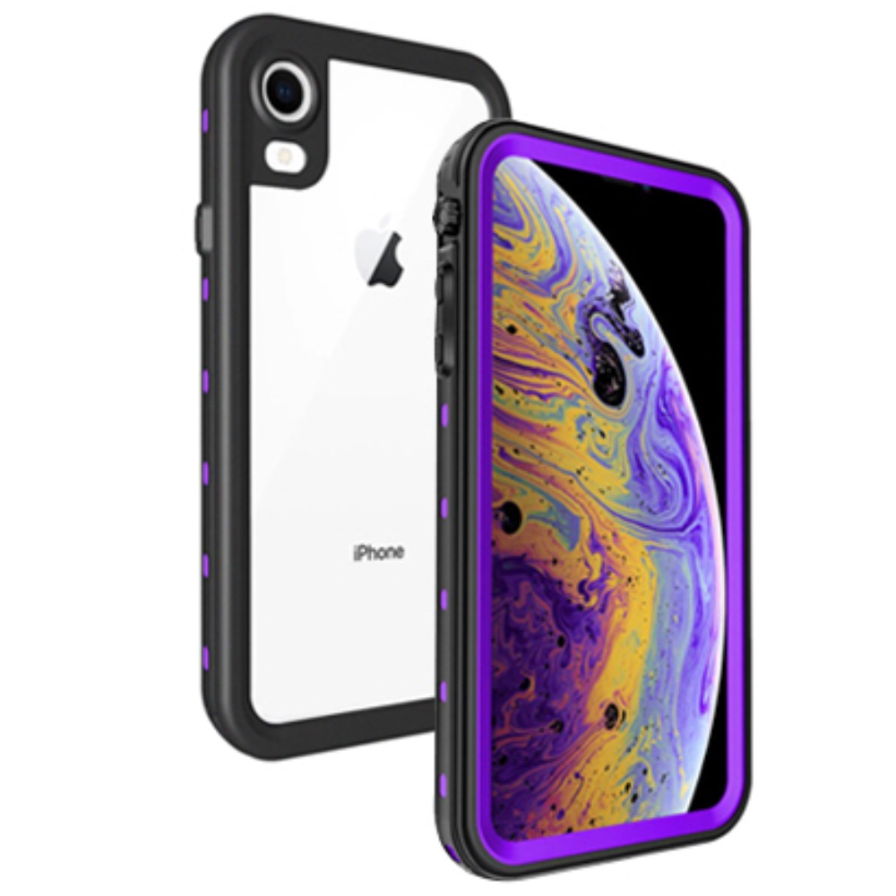 아미크  아이폰12 미니 IP68 방수 케이스 도트 하드 컬러 전면 풀커버 방수팩