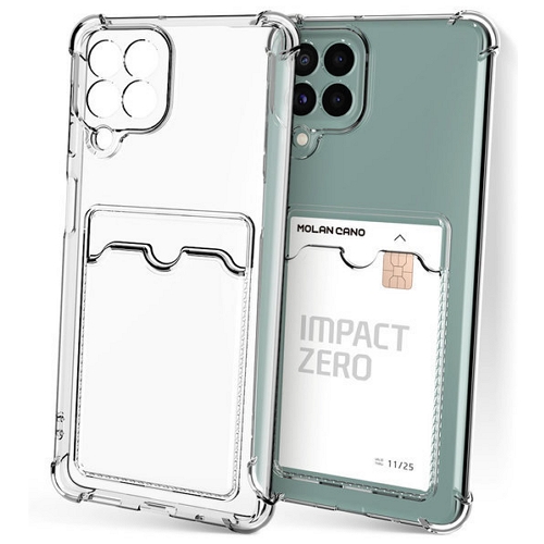 모란카노코리아  갤럭시 퀀텀3 업워드 카드수납 젤리 케이스