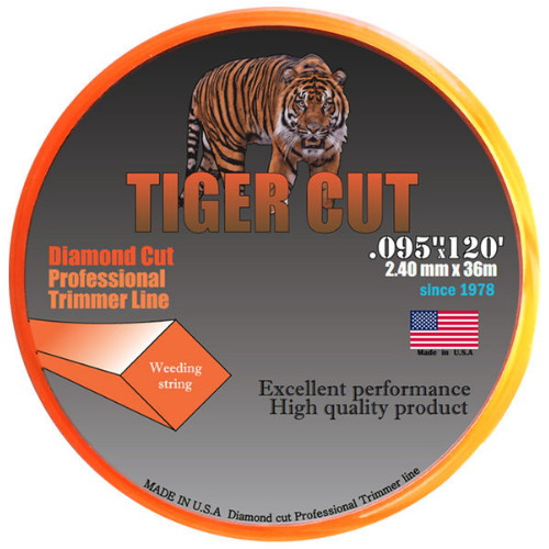 타이거컷 예초기끈 다이아몬드날