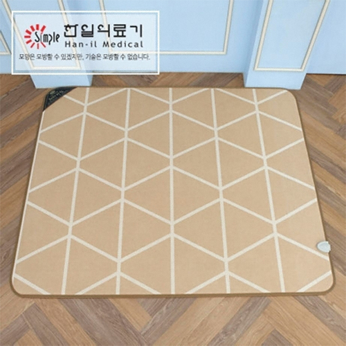 한일의료기  북유럽풍 베이지 온열 카페트매트