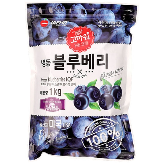 재호식품 냉동 블루베리 1kg
