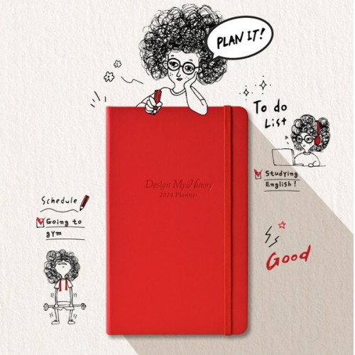 제이케이엠디자인 제이케이엠591 2024 1년 다이어리 플래너