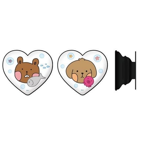 코쿼드  쿠잉밴드 언더더씨 하트 스마트 그립 허브톡