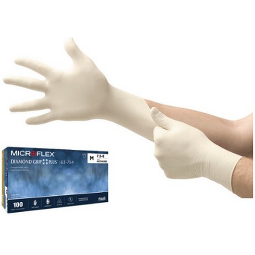 안셀  마이크로 플렉스 다이아몬드 그립 플러스 장갑 63-754