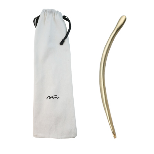 광명유기  나진 방짜유기 커브 롱 스틱 괄사 NJ888