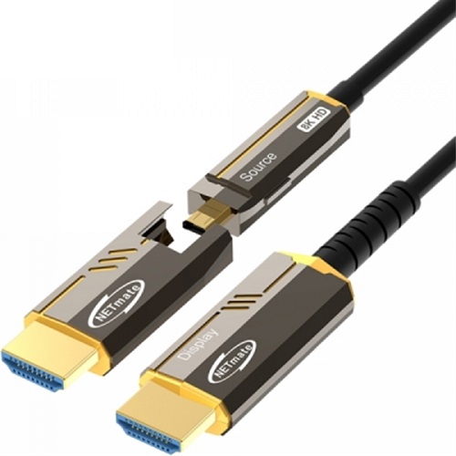 강원전자 NETmate HDMI v2.1 분리형 하이브리드 AOC 케이블