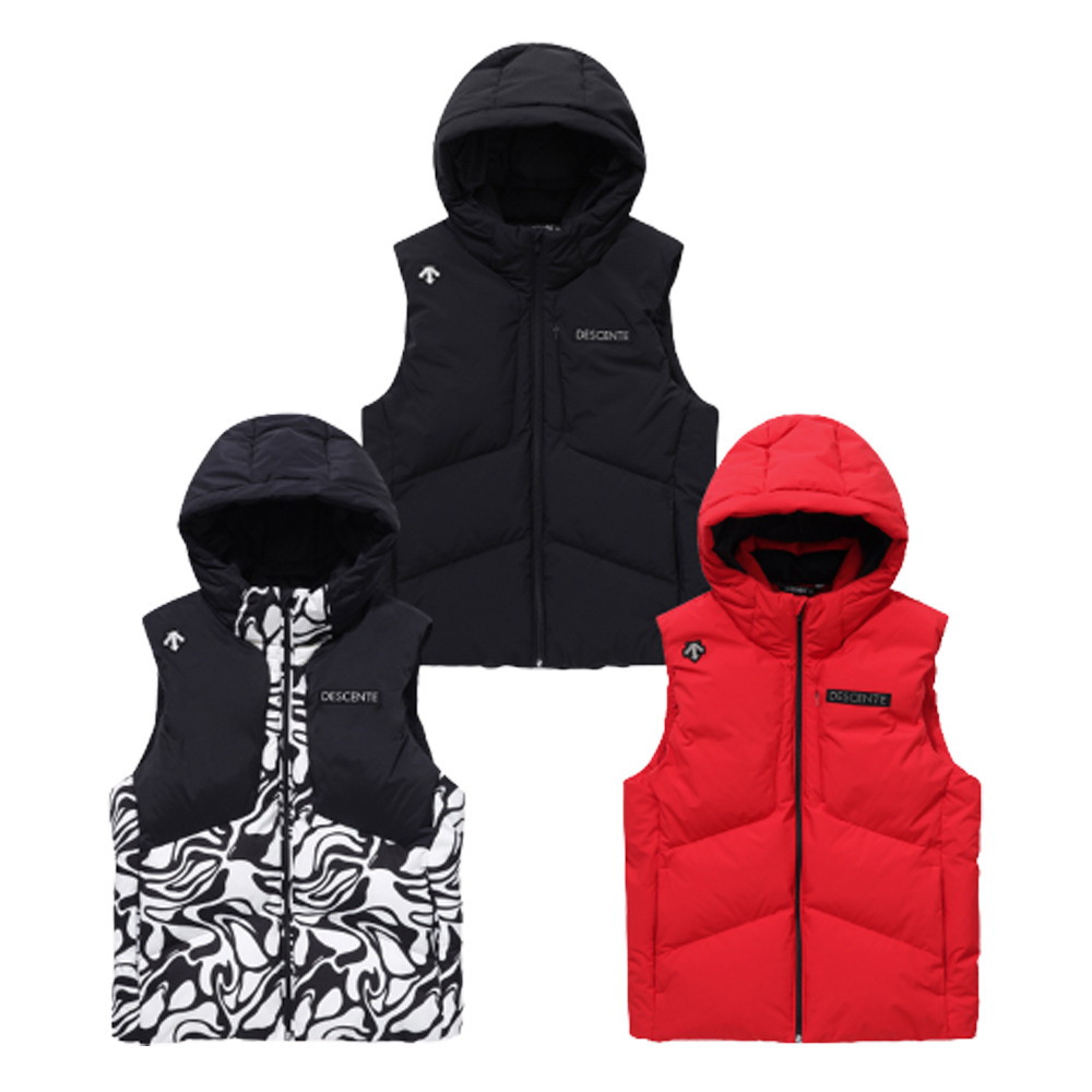 데상트  스위스 스키팀 다운 베스트 SO423SDVO2