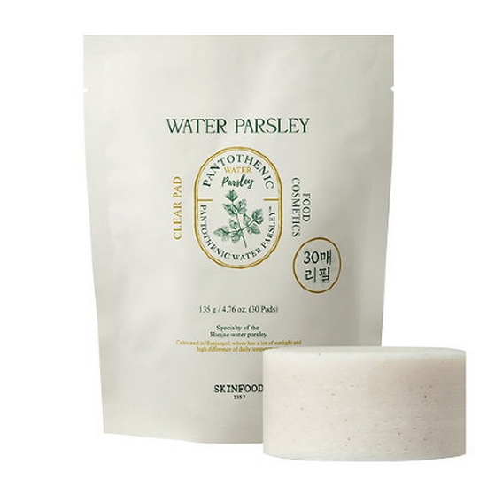 스킨푸드 판토테닉 워터 파슬리 클리어 패드 리필 30매