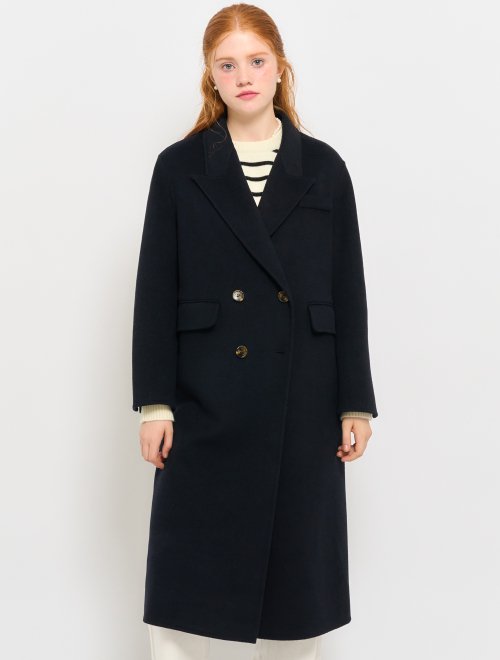 제너럴아이디어 울 핸드메이드 더블 롱 코트 WBC4L10503