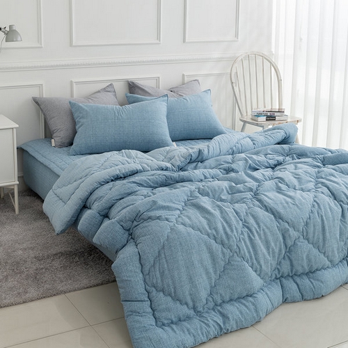 케렌시아 누네 리버서블 소프트마이크로 차렵이불 베개세트