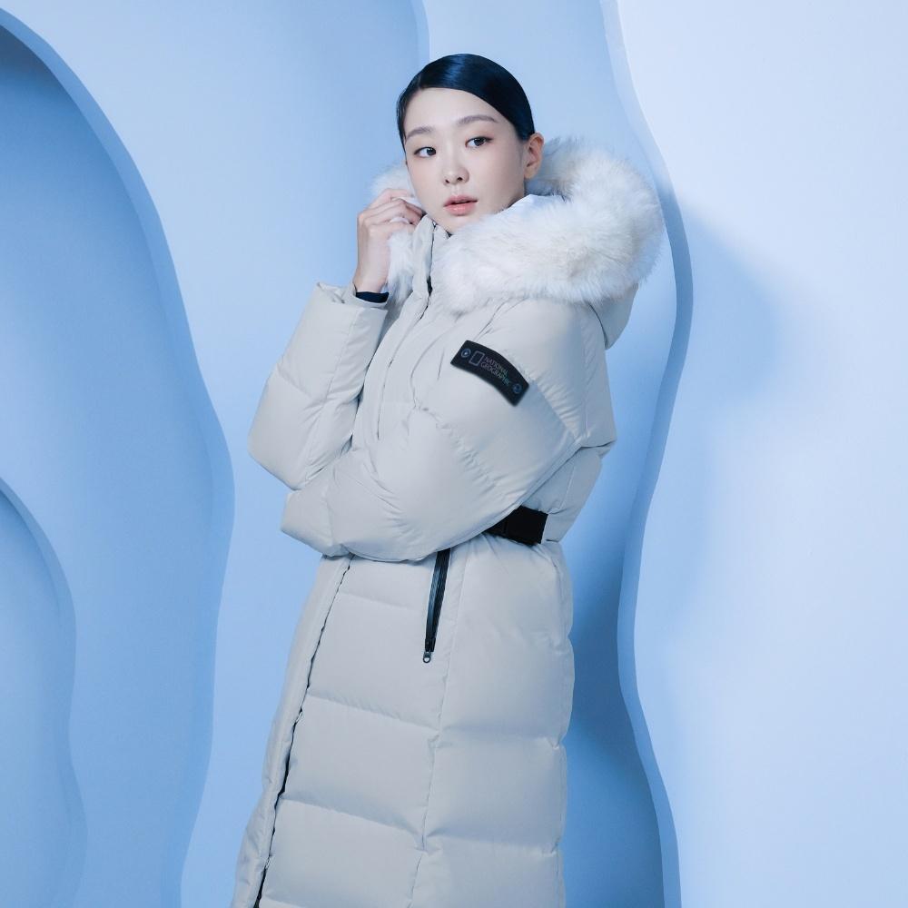 내셔널지오그래픽 정상 GORE-TEX 우라누스 고어텍스 롱기장 퀼팅 구스 다운 점퍼 N234WDW170