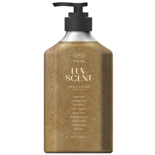 2080 럽센트 스크럽워시 코지파이어 시더우드 500ml