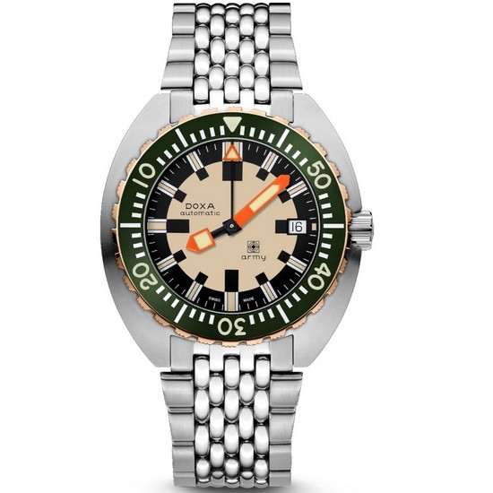 독사 남성 아미 스테인리스 브론즈 베젤_785.60.031.10