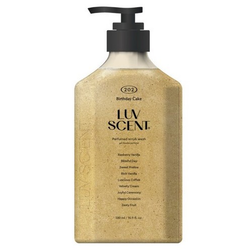 2080 럽센트 스크럽워시 벌스데이케이크 라즈베리 바닐라 500ml