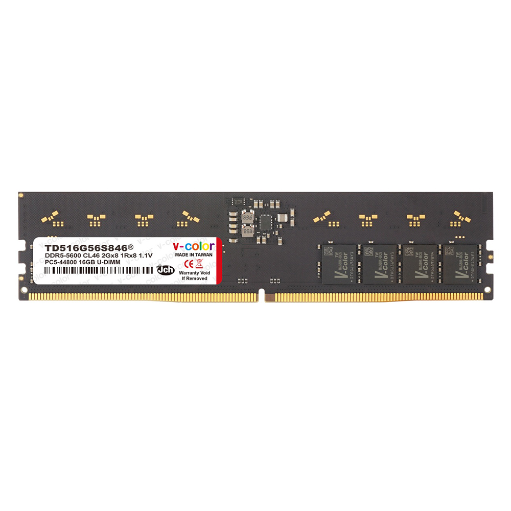 V-Color BLACK DDR5-5600 CL46 STANDARD 벌크